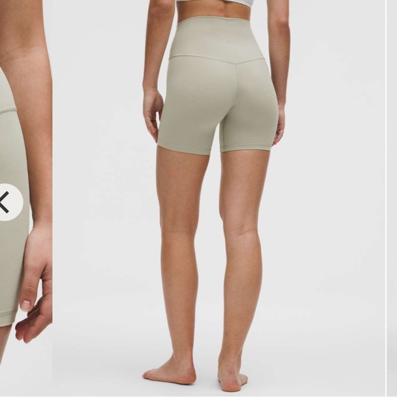 NWT Lululemon Align High-Rise Short 6" Fog Green Size 2 - Picture 2 of 8